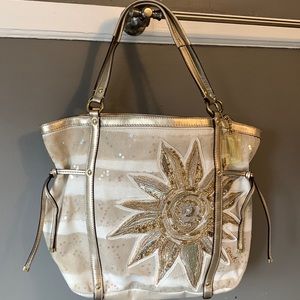 Audrey Limited Edition Sun/Starfish Natural Canvas Tote.